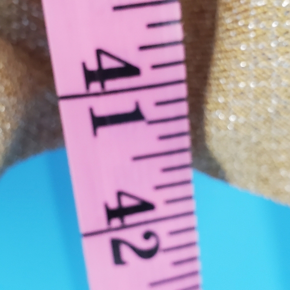 Vintage Marcelle gold dress with sparkles - Picture 15 of 16